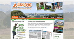 Desktop Screenshot of hdcyc.org.uk